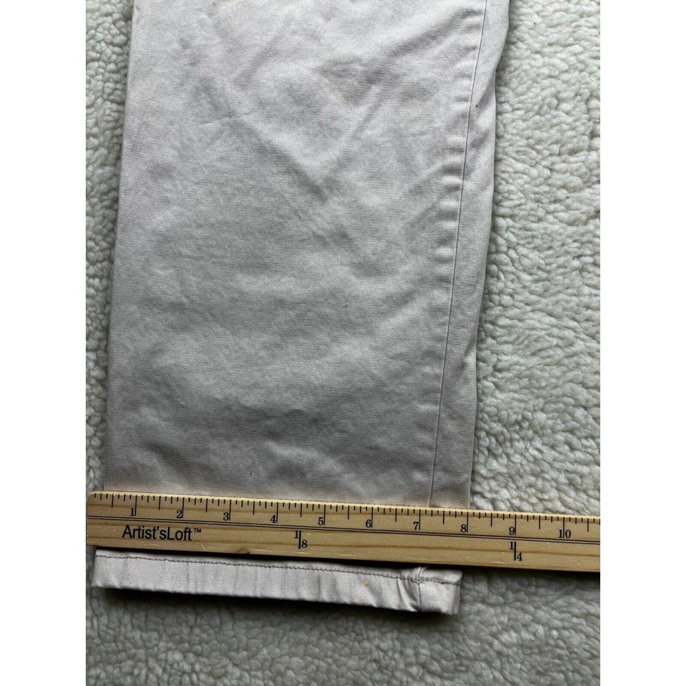 Lee Pants Womens Size 12 Comfort Straight Leg Flat Front 4 Pocket Design‎ Khaki - Picture 8 of 10